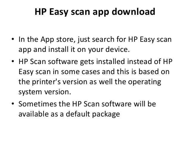 Hp Scan For Mac